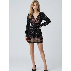 Free People Confetti Dress Womens 4 Long Sleeve Boho Chic Evening Festival Party